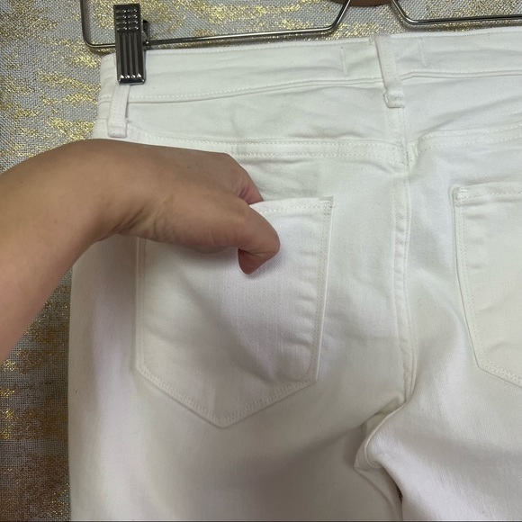 ABERCROMBIE & Fitch White Super Skinny Low Rise Ripped Jeans Size 26 - Picture 10 of 14